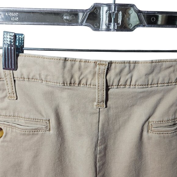 U.S. Polo Assn. Mens Stretch Khaki Shorts W4U Beige With Button & Zip Closure - Picture 8 of 8